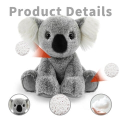 Hideekoog koala soft toy ready for bedtime stories and adventures.