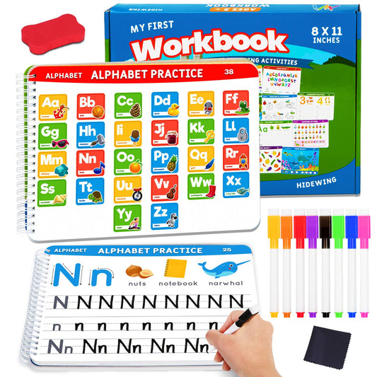 HIDEWING preschool workbook cover invites kids to start focused learning adventures
