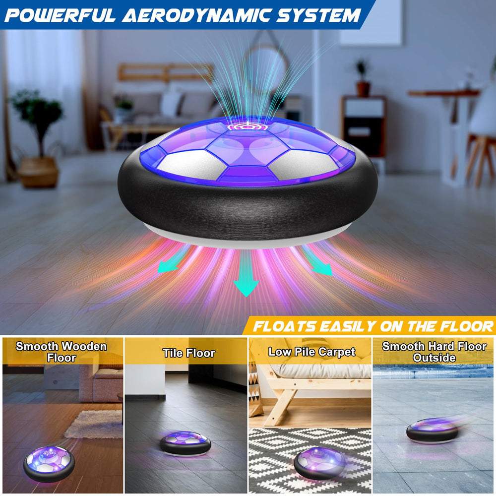 HIEMAO Hover Soccer Ball charging interface enables quick recharges outdoors