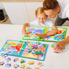Hieoby Montessori-inspired puzzles foster early problem solving and imaginative play.