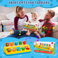 Hieoby BPA-free non-toxic ABS materials ensure safe toddler play.
