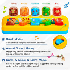 Hieoby quiet pop-up mode without batteries for calm play.