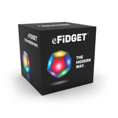 High Concepts eFiDGET colorful chill mode creates calming desk ambience.
