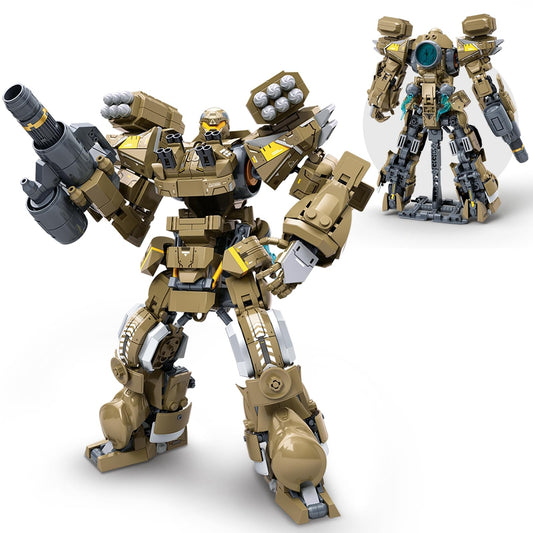 HIGH GODO Artillery Mech assembly in progress for an impressive display.