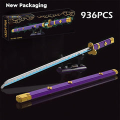 High GODO purple Yamato sword build in progress showcases vibrant color.