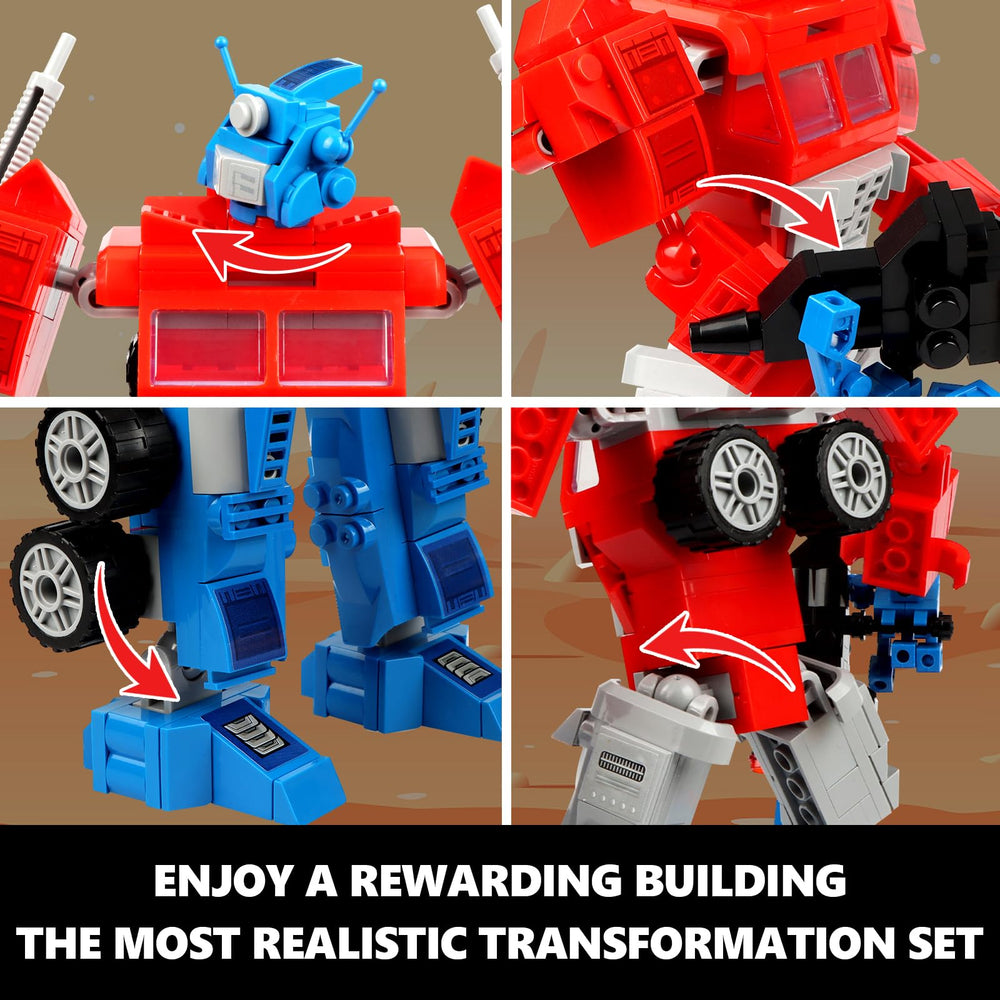 High GODO robot-to-truck transformation showing versatile play in one kit.