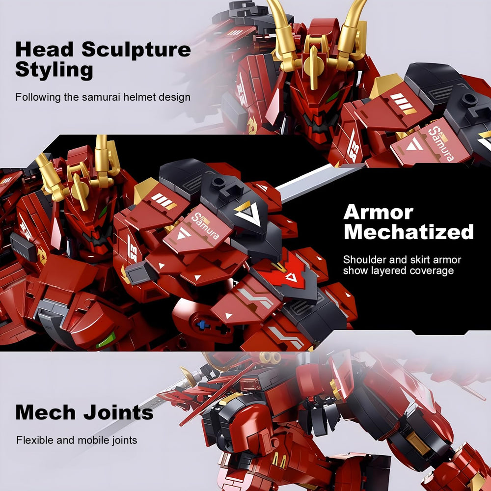 HIGH GODO Samurai Mech 923 pieces collection highlights composite assembly challenges