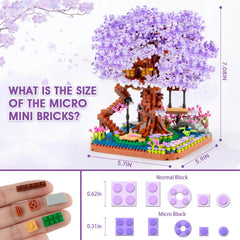 HIGH GODO Cherry Blossom Bonsai Tree reveals a hidden tree-house castle in detailed close-up