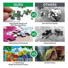 High resolution printing delivers crisp colors and sharp imagery