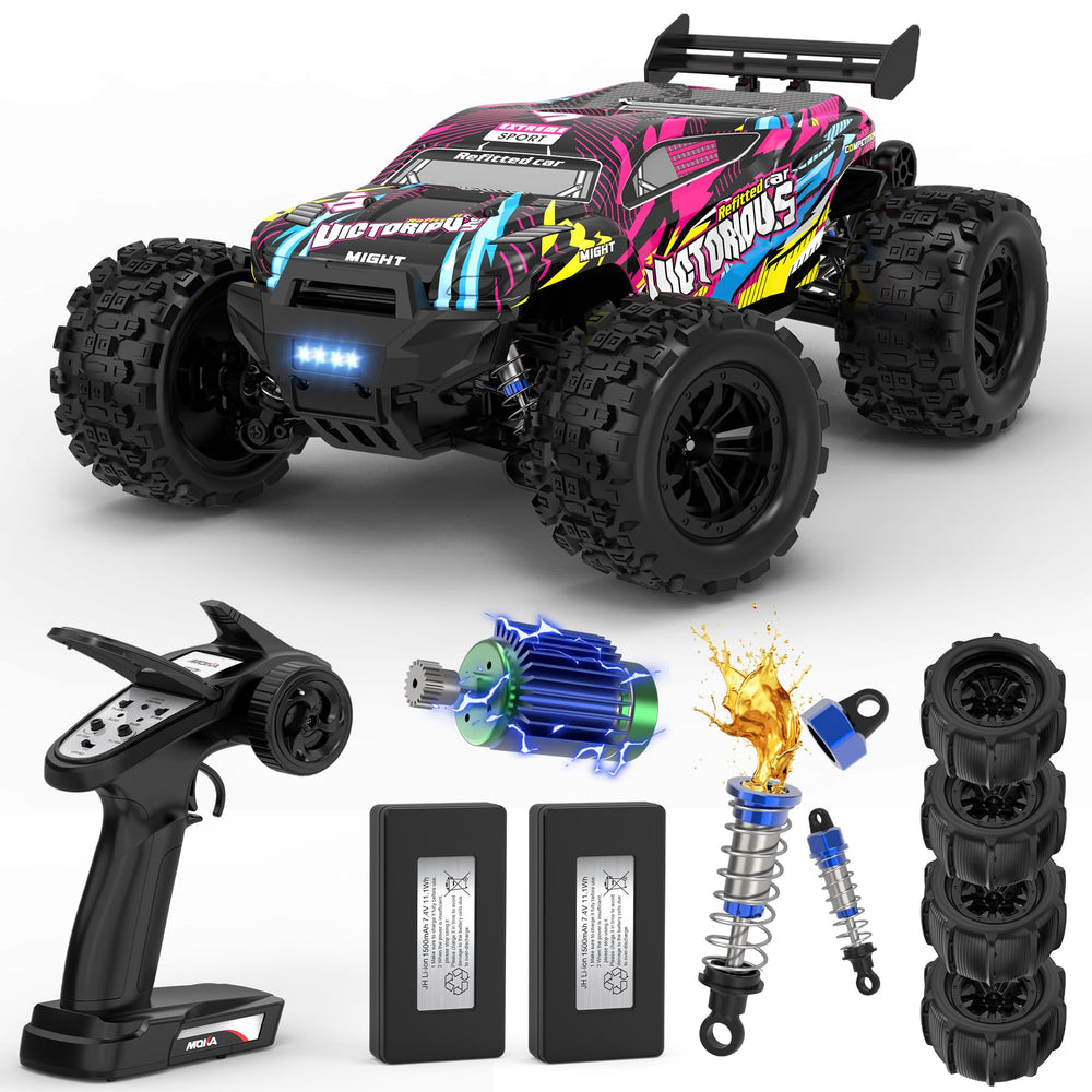 Highmall 1:16 brushless RC car chassis ready for rugged off-road adventures