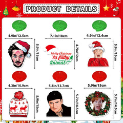 HigzYovn Christmas Swirls decoration adds festive movement to ceilings, windows, and arches
