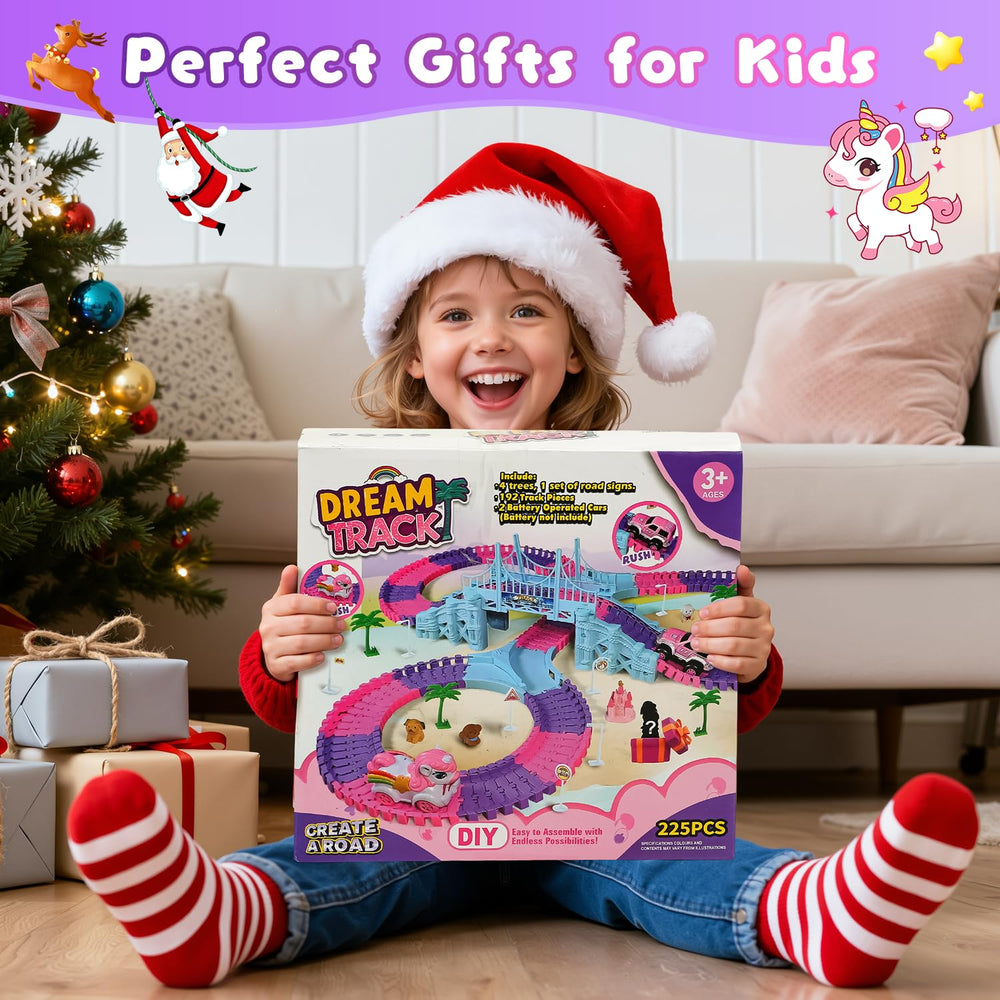 Hiketrax race track gift idea offers a delightful holiday surprise for young builders.