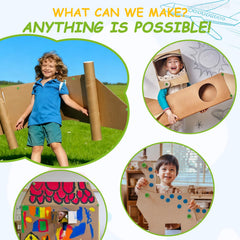 HIKISS fort-building kit for imaginative architecture and family fun