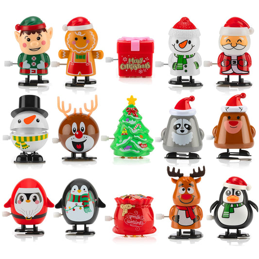 HIKUIBU wind-up Santa Claus toy for Christmas fun and stocking stuffer.