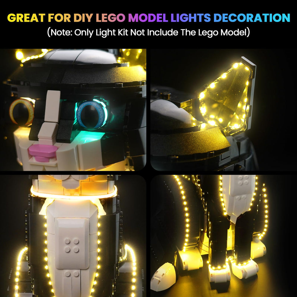 Hilighting seven color effects elevate your Lego 21349 build ambiance