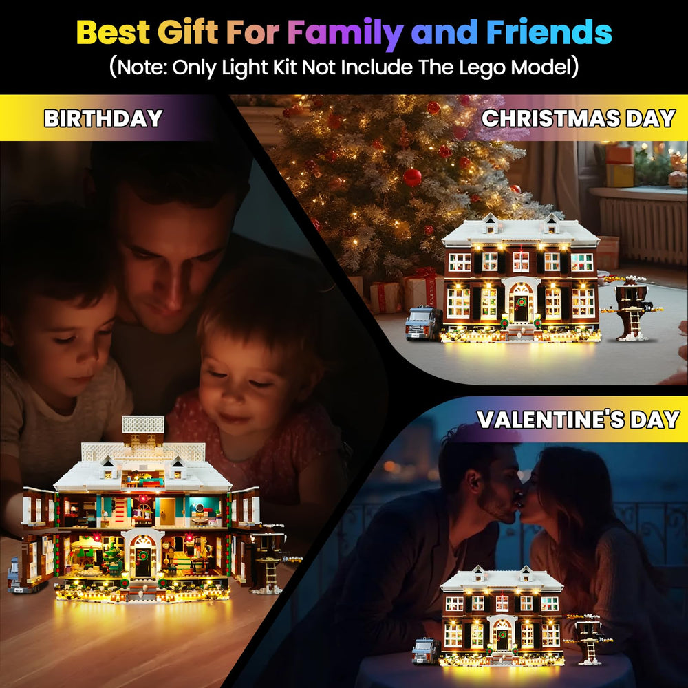 Hilighting gift-ready packaging for Lego fans and light lovers
