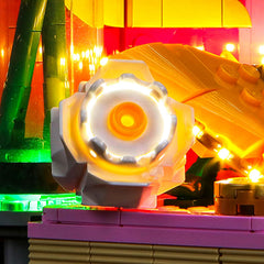 Hilighting LED light kit compatible with Lego 75691 display.