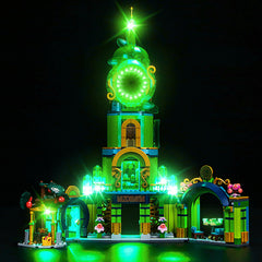 Hilighting LED light kit packaging shows durable build for Lego Emerald City display.