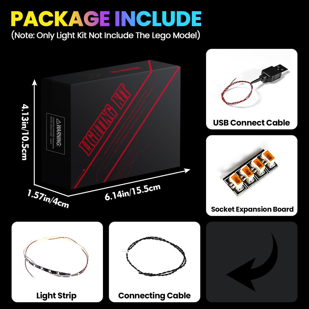 Hilighting LED Light Kit easy peel-and-stick install for quick setup.