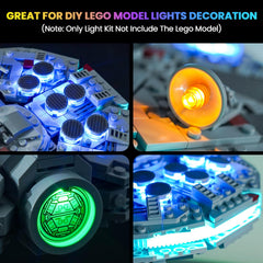 Hilighting LED light kit seven-color flashing creates dynamic ambiance