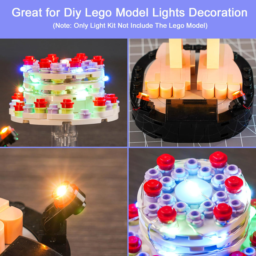 Hilighting USB-powered LED kit for flexible lighting on Lego Dobby build.