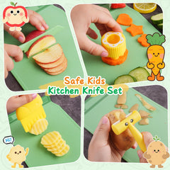 Hilsoeet wooden knife adds real-feel tool to kids' pretend kitchen.