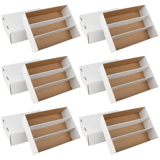 HIMOMO 6-pack trading card storage box, neatly organized.