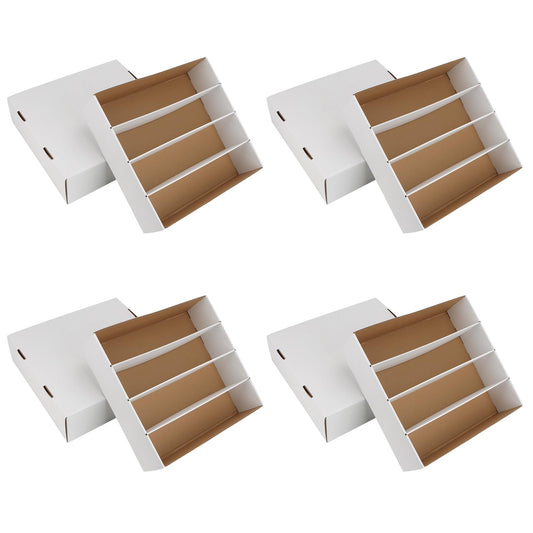 HIMOMO trading card storage box exterior in white protects up to 3120 cards
