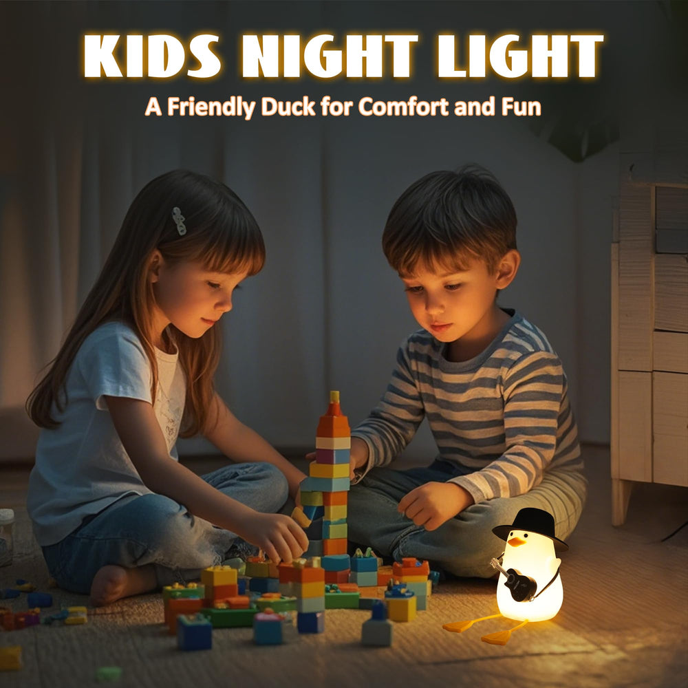 Hinittey Duck Night Light dimmer control lets you adjust brightness to your liking