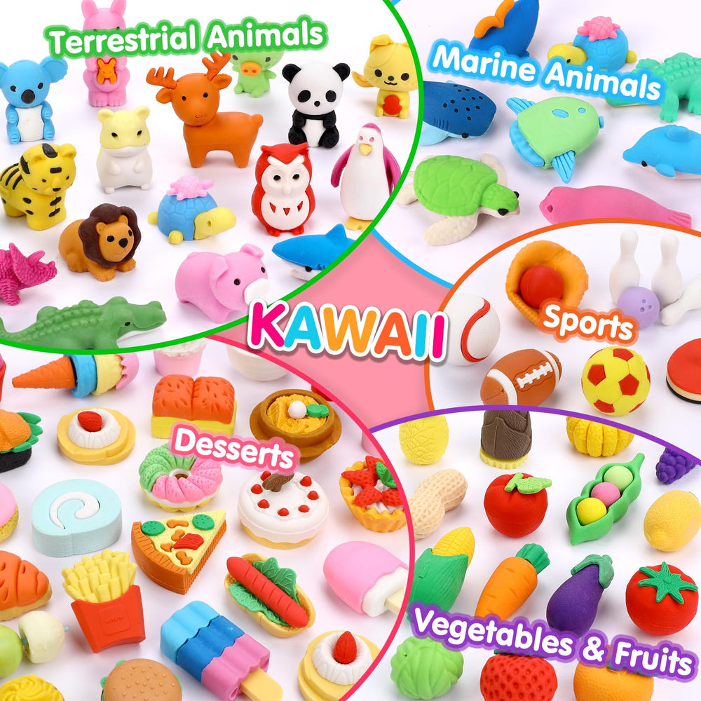 Hinzer desserts erasers ice cream and cake visuals for playful lessons
