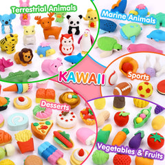 Hinzer desserts erasers ice cream and cake visuals for playful lessons
