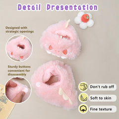 HiOKOU Labubu pink dinosaur outfit for vibrant, eye-catching looks