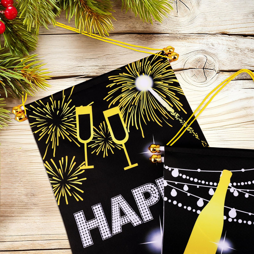 HiParty 2026 NYE door banner as versatile backdrop