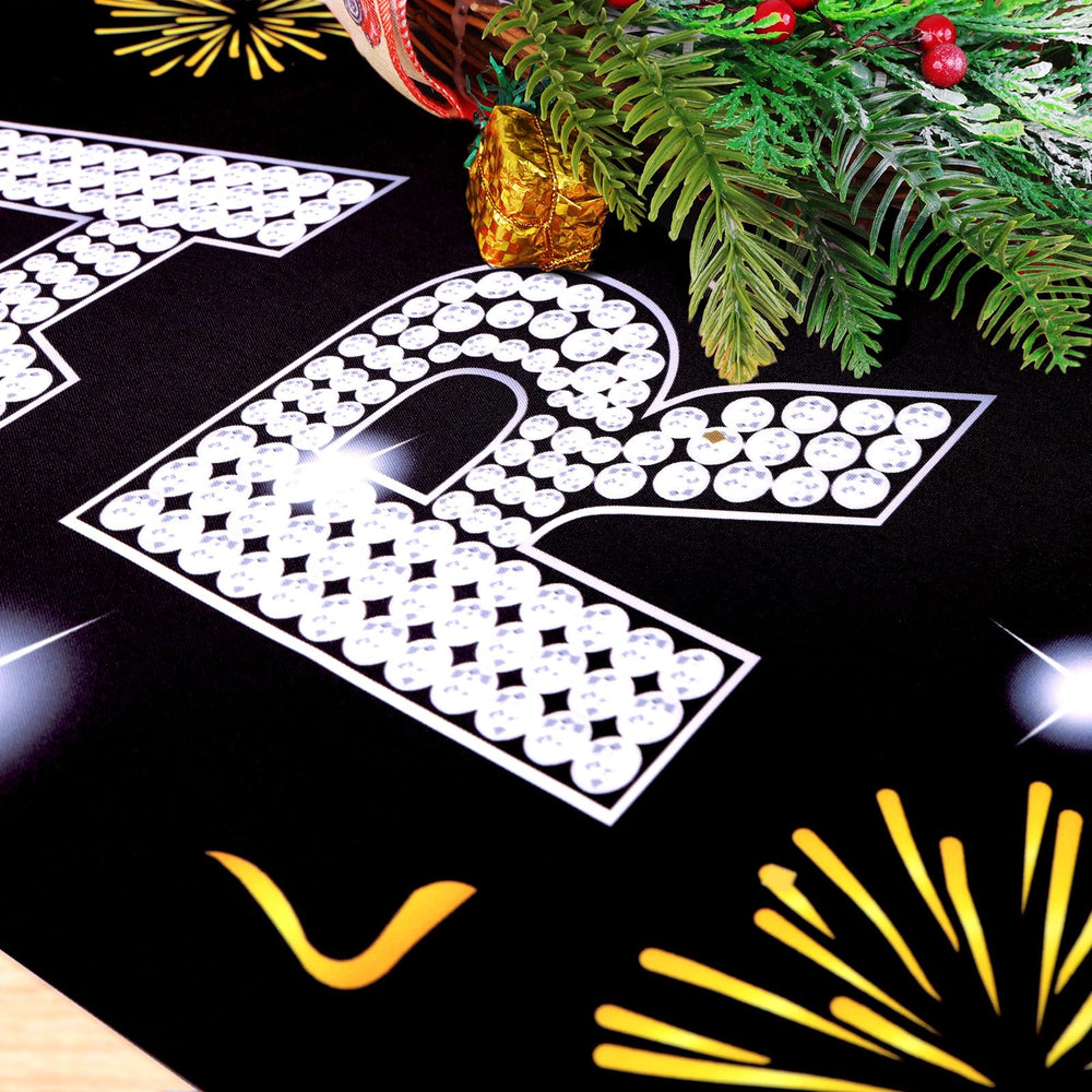 HiParty premium polyester NYE banner with vivid colors