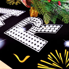 HiParty premium polyester NYE banner with vivid colors