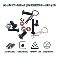 HIQTRADEBYJJ washers and lock nuts secure RC car fittings