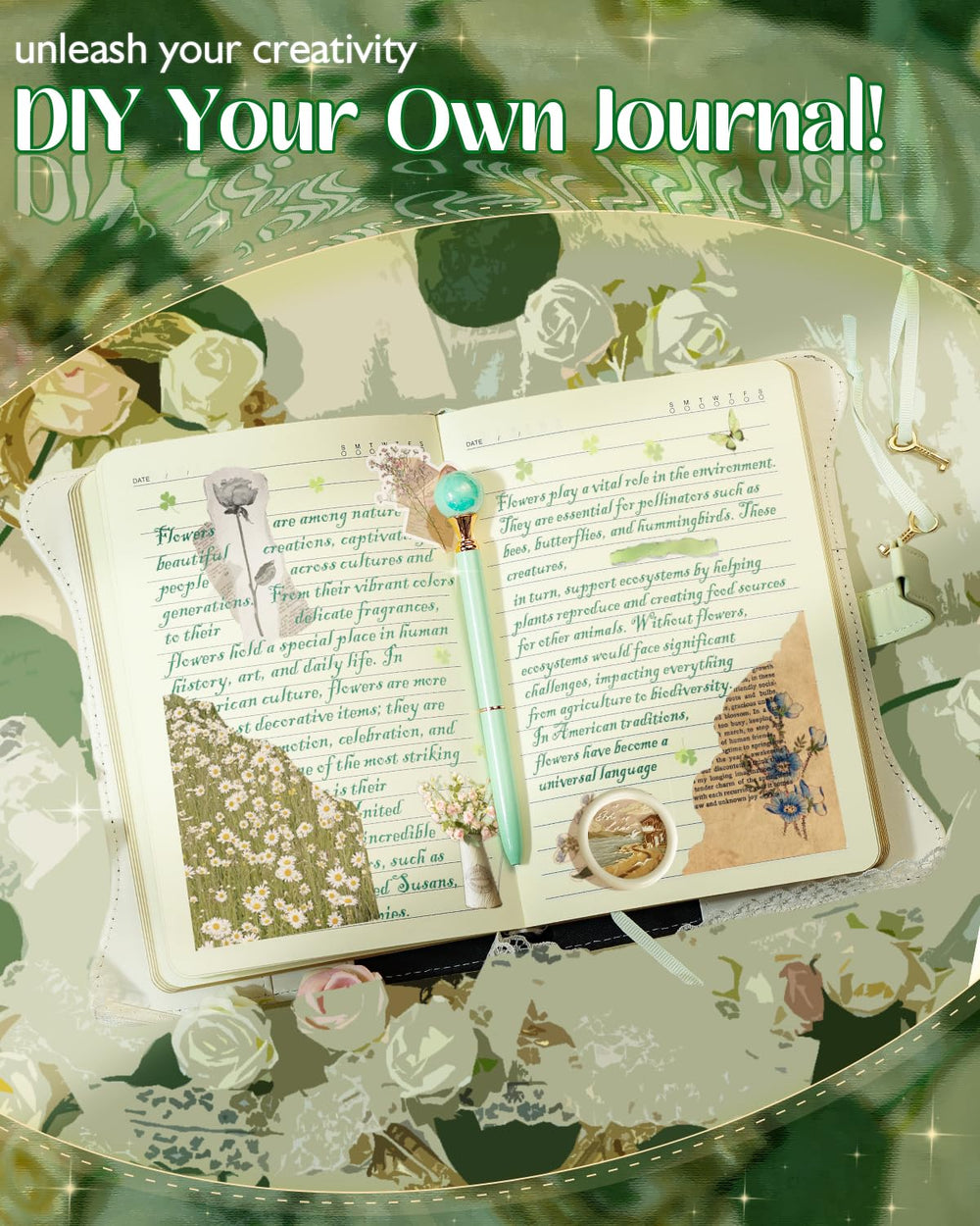 Hi!SCI diary includes 360 gilded pages for a full year of journaling.