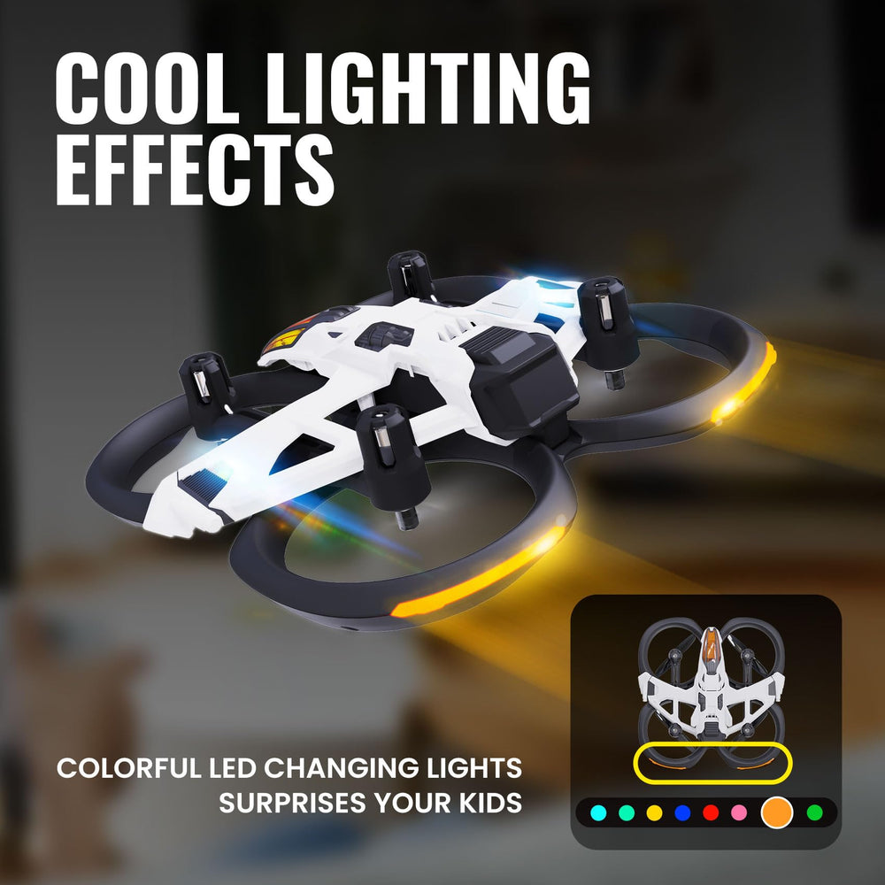 HISINGY MACH 500 LED night lights enhance nighttime indoor play.