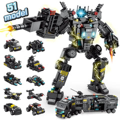 HISTOYE 51-in-1 robot kit models ready for creative play and engineering exploration