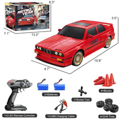 Hitish 4WD RC car delivers stable acceleration and versatile terrain handling.