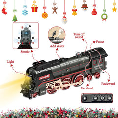 Hitish glowing passenger carriages lighting up cozy scenes
