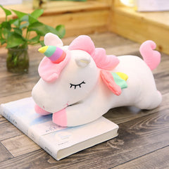hitoshe unicorn hug pillow in compact 30 cm size for kids