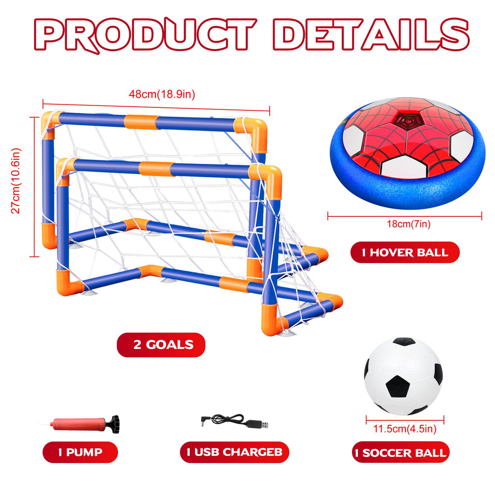HitToys Spider Hover Ball LED Lights glow during night play