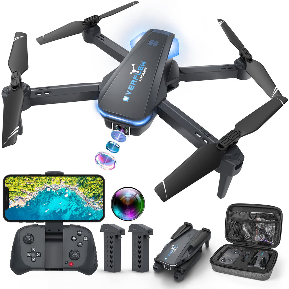 Hiturbo drone front view shows 1080p camera for immersive aerial shots.
