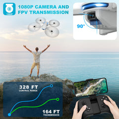 Hiturbo drone altitude hold helps steady shots at height.