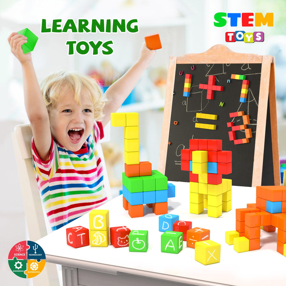 Hiwawind stem learning blocks support Montessori-inspired exploration and hands-on discovery.