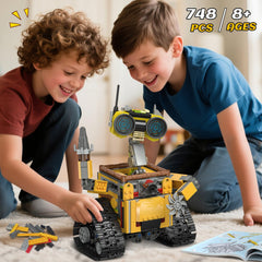 HiWEEGO bulldozer mode in action for tactile building and imaginative play.