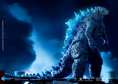Hiya Toys Energized Godzilla UV glow under black light enhances display