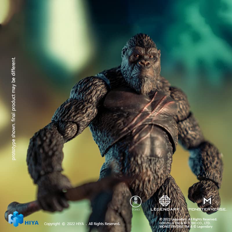Hiya Toys Kong Exquisite Basic PX figure movie-based design for authentic display.