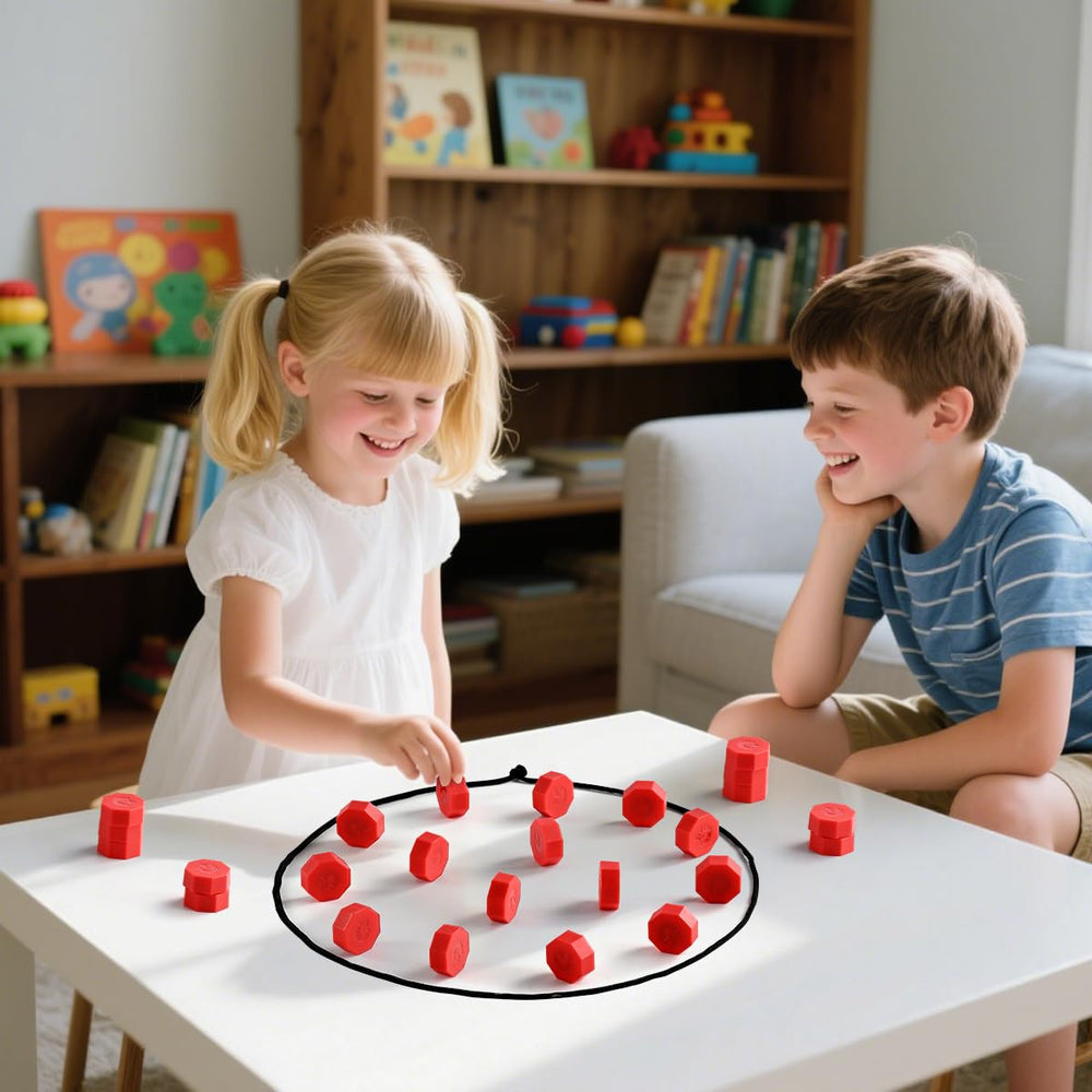 Hiyuky Magnetic Chess Game players enjoying a family challenge